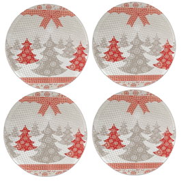 Hermia Set de 4 Salvamanteles Individuales Multicolor